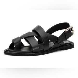 Frye Tait Softy Criss Cross Leather Sandals size 8.5 in EUC